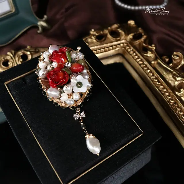 Rose Brooch Decoration Corsage Accessories 2 Style - Shop at LoveMi