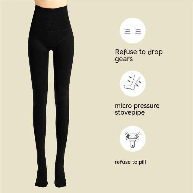 Spring And Autumn High Waist Leggings Classic Black - Shop at LoveMi