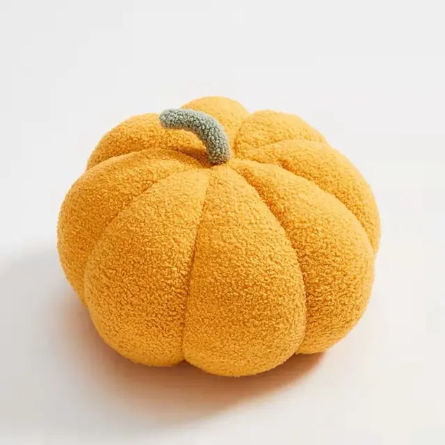 Simple Small Pumpkin Pillow Cute Sofa Cushion Yellow - Shop at LoveMi