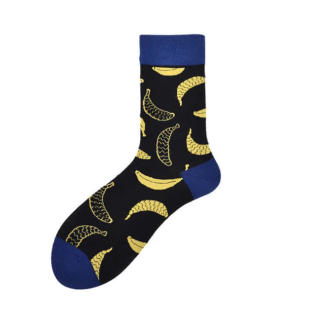 Creative Couple Cotton Mid high Socks Banana - Shop at LoveMi