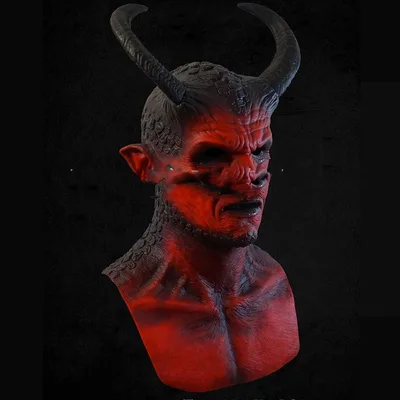 Devil Mask Full Head Devil Ball Party Props Red Devil - Shop at LoveMi