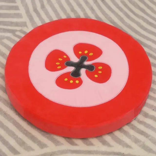 Hamburger Pillow Cushion Bed Backrest Tomato Slices - Shop at LoveMi