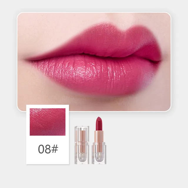 Matte Finish Crystal Square Tube Lipstick 8 Style - Shop at LoveMi