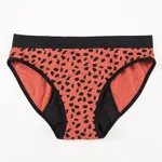 Orange Leopard Print