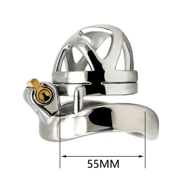 Metal Chastity Belt Bird Cage 55Mm Arc Ring - Shop at LoveMi