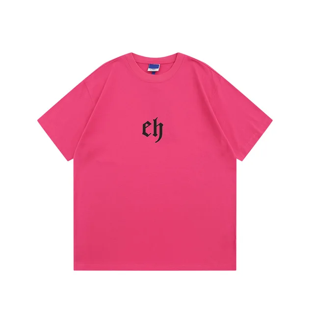 Fashion Men's And Women's Printed T shirts Rose Red - Shop at LoveMi