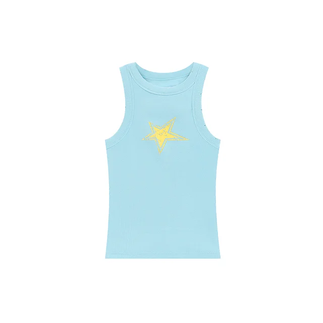 Hand Worn And Washed Old Vests Light Blue - Shop at LoveMi