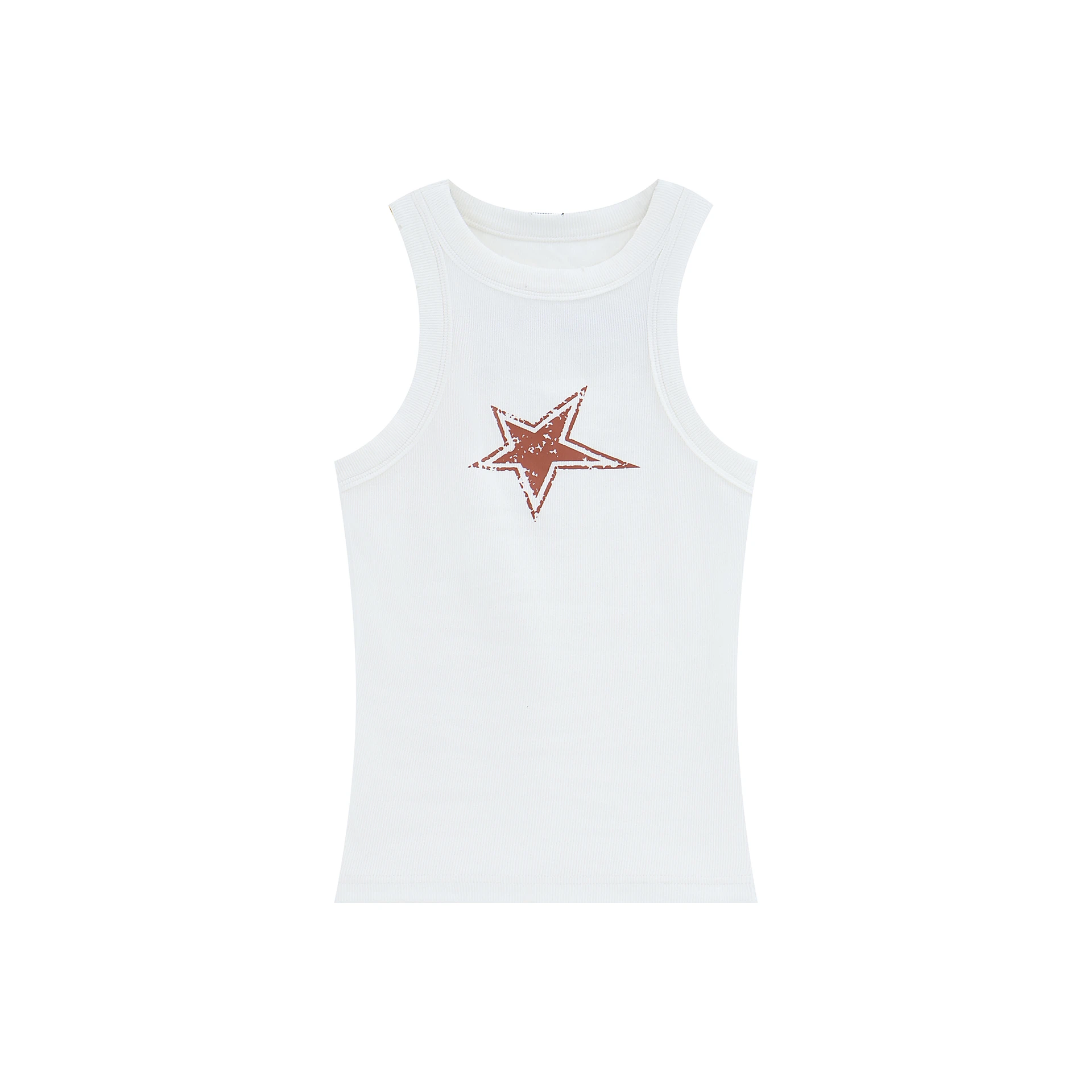 Hand Worn And Washed Old Vests - Original White - View 1