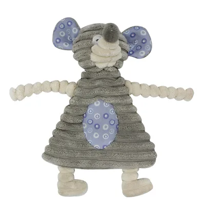 Two color Corduroy Pockets Mouse Pet Toy Ringing Paper Sound Dog Toy Molar Pet Supplies Gray Pockets Mouse - Shop at LoveMi