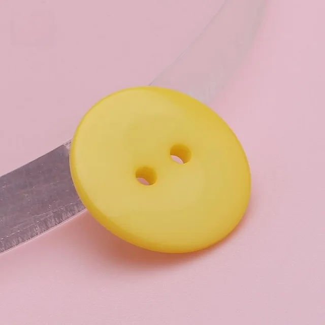 Colorful Two Eye Bread Shirt Underwear Button Yellow - Shop at LoveMi