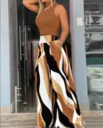 Brown Print