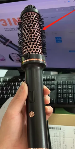 New Hair Curler And Straightener Dual use Hair Curler Black Gold American Standard - Shop at LoveMi