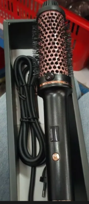 New Hair Curler And Straightener Dual use Hair Curler Black Gold European Standard - Shop at LoveMi