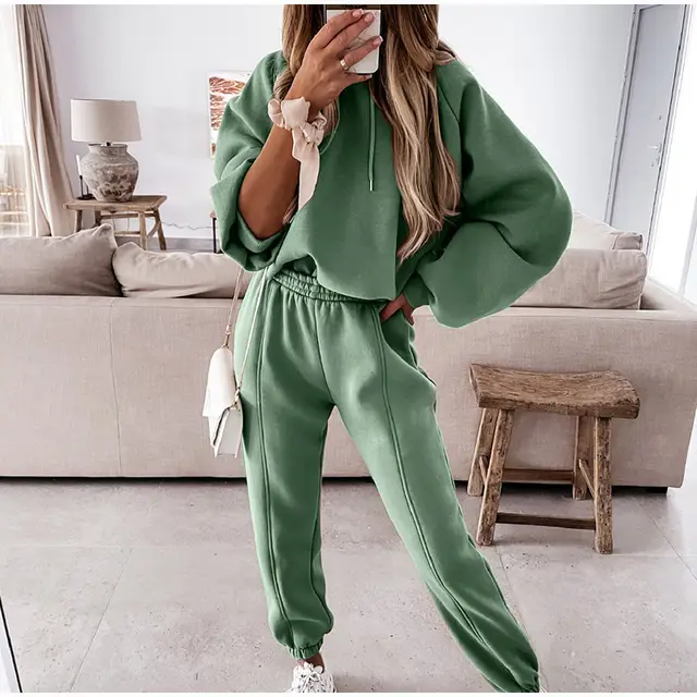 Casual Set Sweater Green - Shop at LoveMi