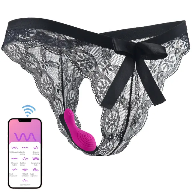 Wireless Remote Control 10 frequency Underwear Wear Vibrators App Pink - Shop at LoveMi