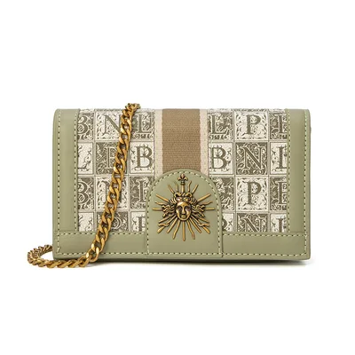 Chain Retro Embroidered Crossbody Shoulder Bag Green - Shop at LoveMi