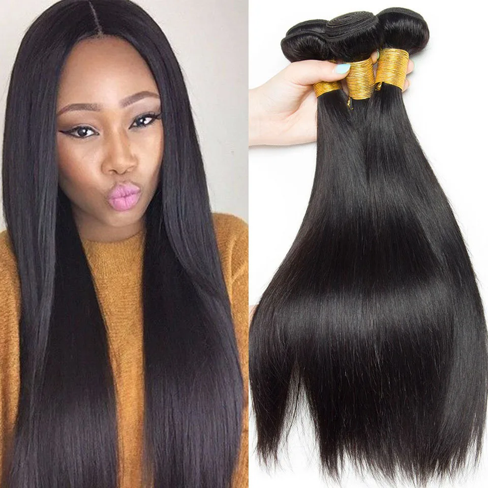 Straight Real Human Hair Extension - 28Inch