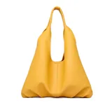 Ins Design Underarm Bags Fashion Solid Color Large Capacity Simple Shoulder Bag For Women Party Bags - Yellow