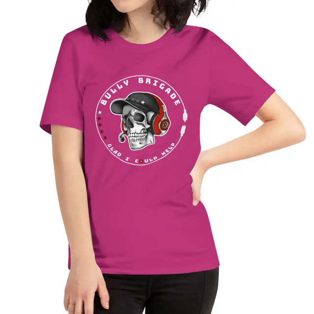 European And American Round Neck Casual Printed Short Sleeves Purplish Red - Shop at LoveMi