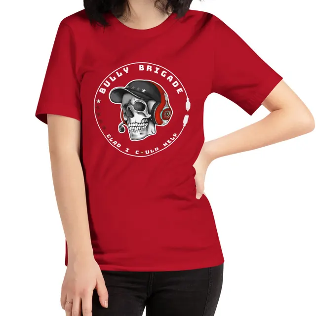 European And American Round Neck Casual Printed Short Sleeves Red - Shop at LoveMi