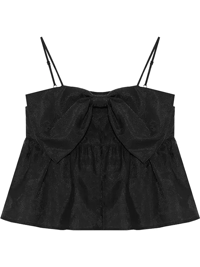 Small Black Camisole Vest Women's Summer Outer Wear Black - Shop at LoveMi
