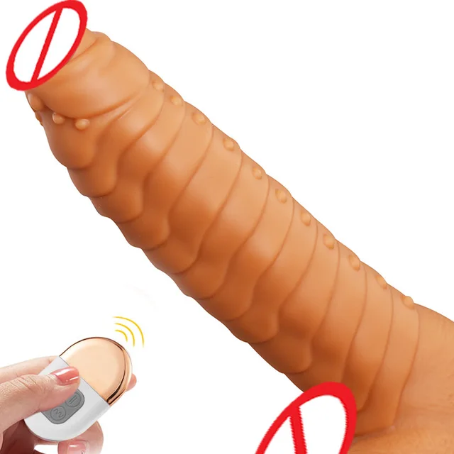 Dildo Telescopic Swing Dildos Women's Masturbation Device Heating Back Court Vibrator Skin Color - Shop at LoveMi