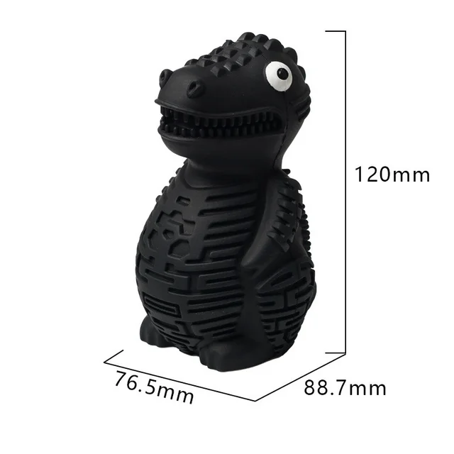 Pet Dog Food Leakage Molar Long Lasting Bite Toy Black - Shop at LoveMi