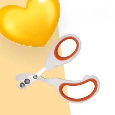 Round Hole Novice Supplies Blind Scissors Double Hole Orange - Shop at LoveMi
