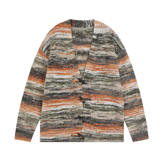 Vintage Cardigan Knitted Sweater Coat Green - Shop at LoveMi