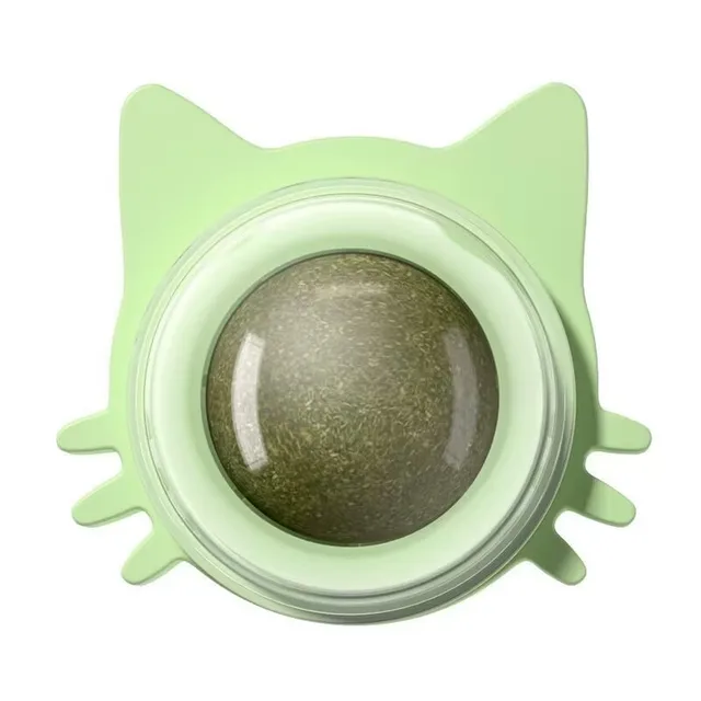 Catnip Ball Wall Edible Rotating Green - Shop at LoveMi