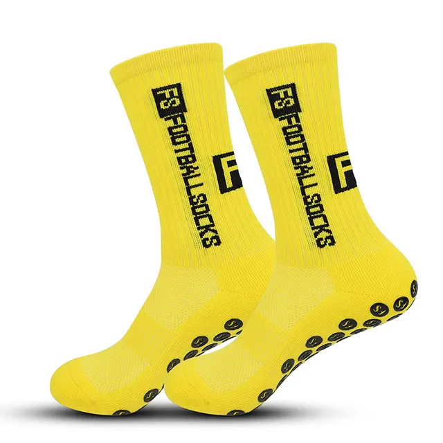 Soccer Socks Non slip Dispensing Professional Competition Athletic Training Yellow - Shop at LoveMi
