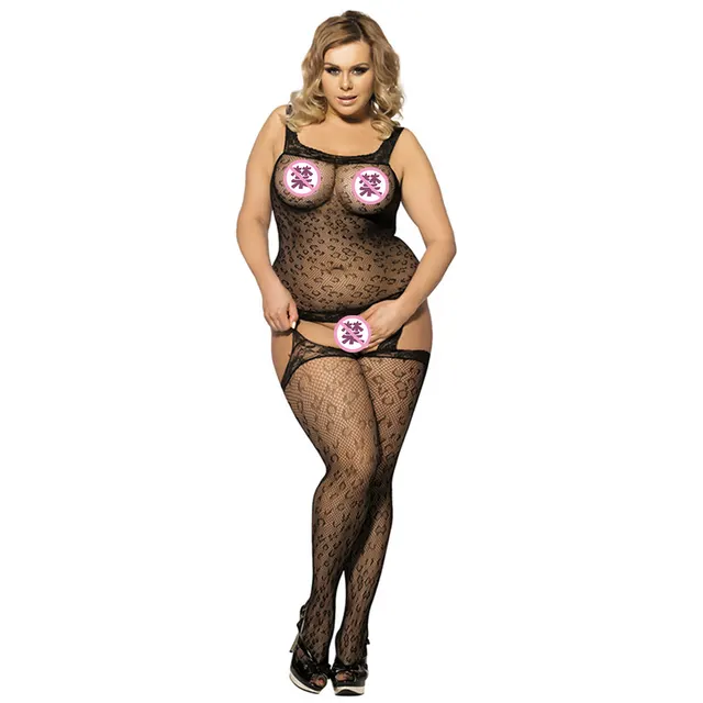 Underwear Mesh Jumpsuit Suspender Stockings H3029 - Shop at LoveMi