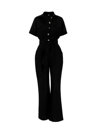 Women's Elegant Slimming High Waist Jumpsuit Black - Shop at LoveMi