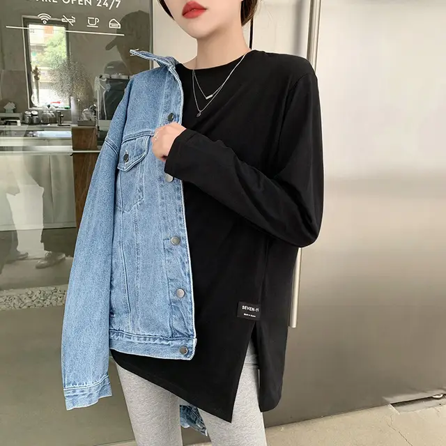 Women's Fashion Casual Long Sleeve Top Black - Shop at LoveMi