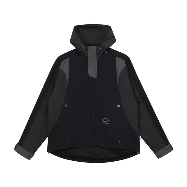 Outdoor Casual Multicolor Street Waterproof Jacket Men And Women Black - Shop at LoveMi
