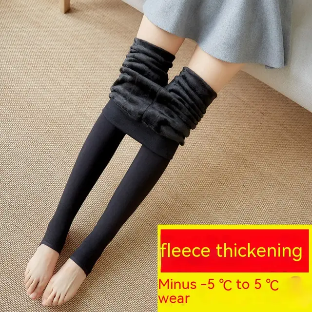 Women's Leggings Fall And Winter Outer Wear Black With Stirrup - Shop at LoveMi