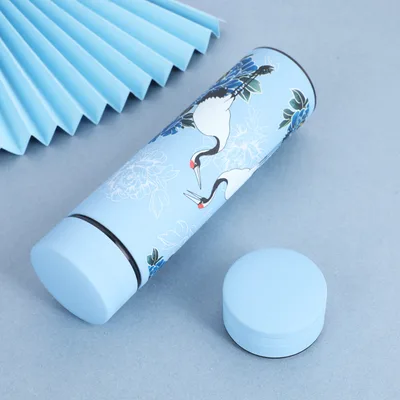 Guochao Smart Cover Vacuum Cup Light Blue - Shop at LoveMi