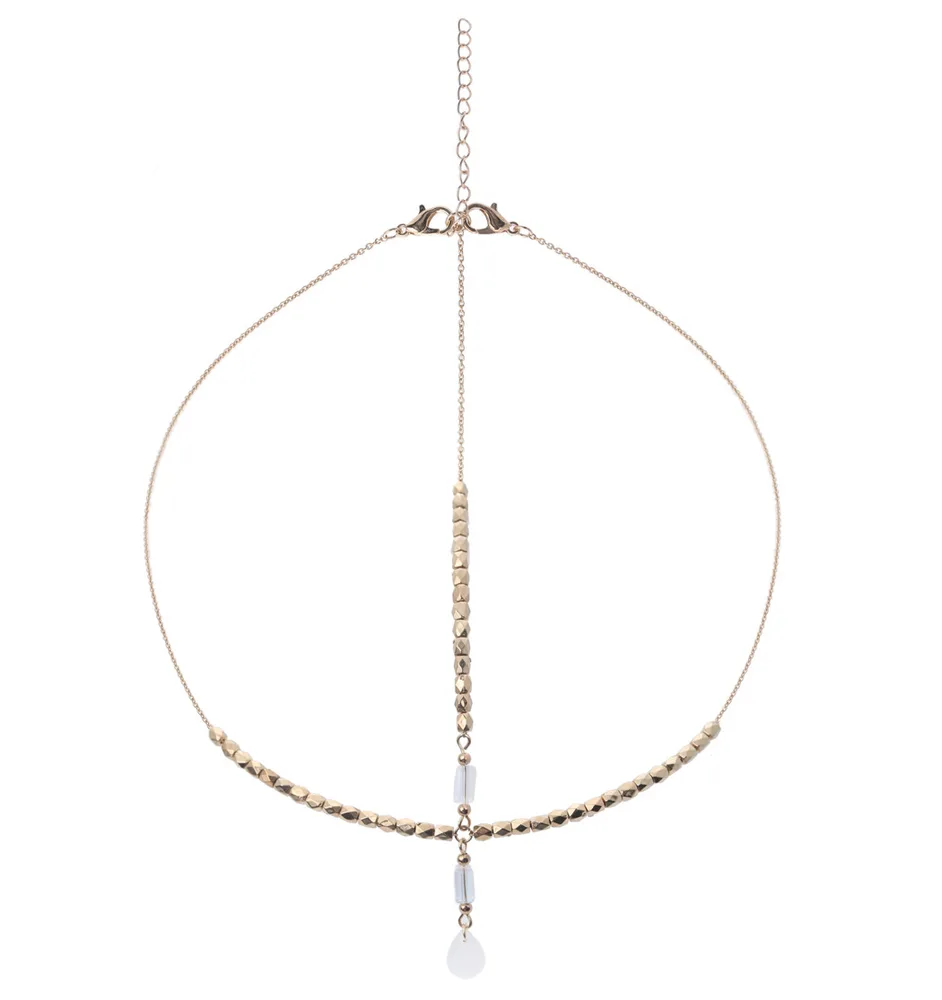 Drop pendant headband Silver - Shop at LoveMi