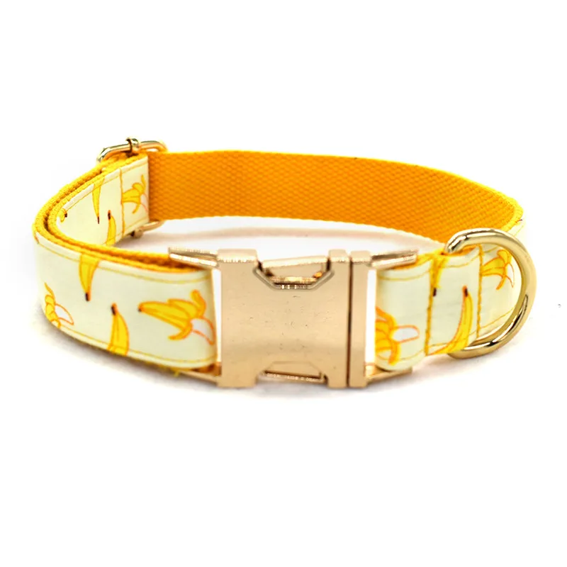 Yellow Banana Dog Traction Rope - Collar - View 1