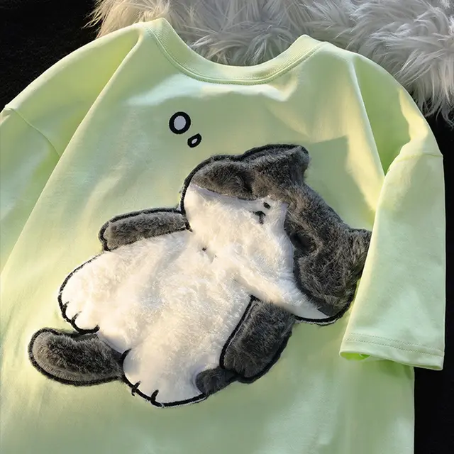 Fashion Simple Women's Short T shirt Green - Shop at LoveMi