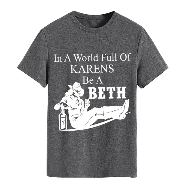 Letter Crew Neck Denim Printing Short Sleeve T shirt Bottoming Loose Women's Clothing Dark Gray White Words - Shop at LoveMi