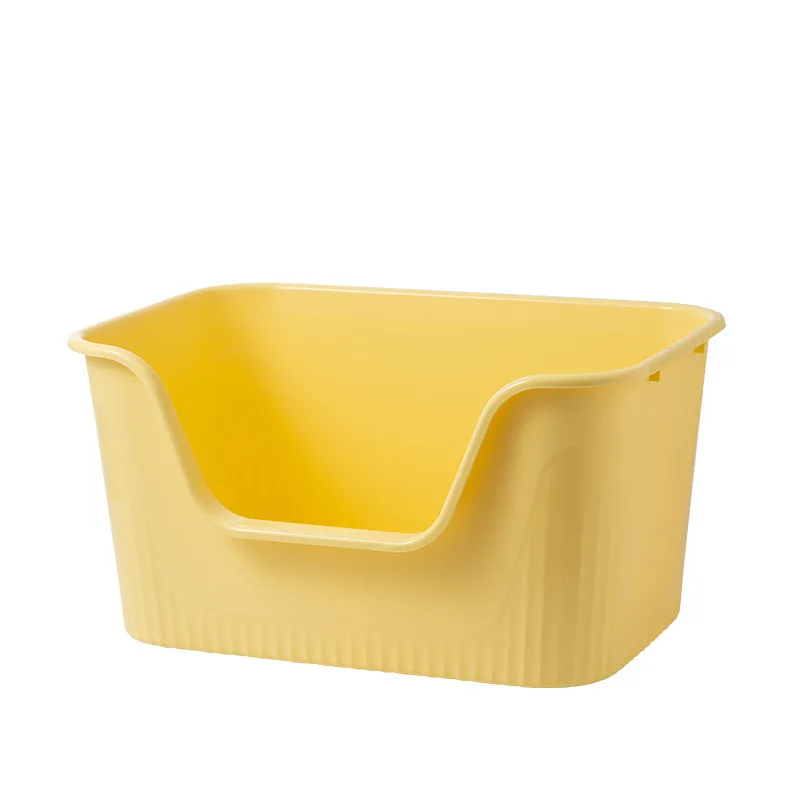 Anti splash Integrated Cat Toilet Fluorescent Yellow - Shop at LoveMi