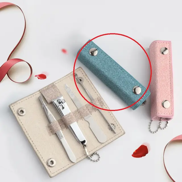 Multi Color Portable Manicure Set Manicure Tool Blue - Shop at LoveMi