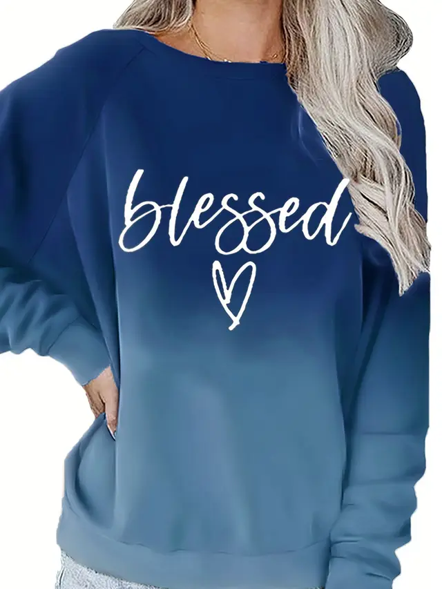 Women's Fashion Letter Print Sweatshirt Style5 - Shop at LoveMi