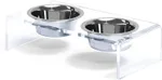 Acrylic Dogs And Cats Pet Feeder Small Cat Dog Feeding Rack - Transparent
