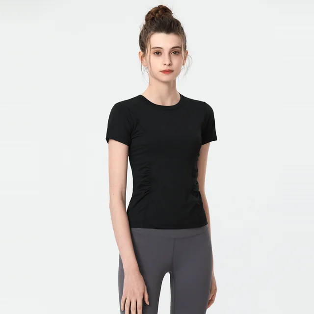 Running Thin T shirt Fitness Top Black - Shop at LoveMi