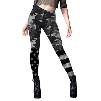 Women's Fashion Camouflage Digital Printing Sweatpants B416 1105 - Shop at LoveMi