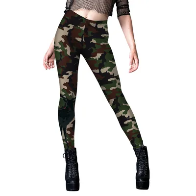 Women's Fashion Camouflage Digital Printing Sweatpants B416 1110 - Shop at LoveMi