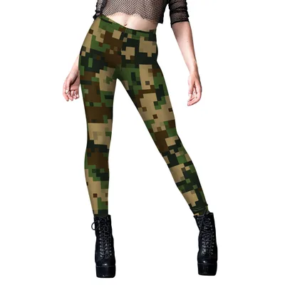 Women's Fashion Camouflage Digital Printing Sweatpants B416 1111 - Shop at LoveMi