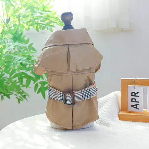 Pet Clothes Khaki Trench Coat Couple Clothes Khaki Trench Coat - Shop at LoveMi